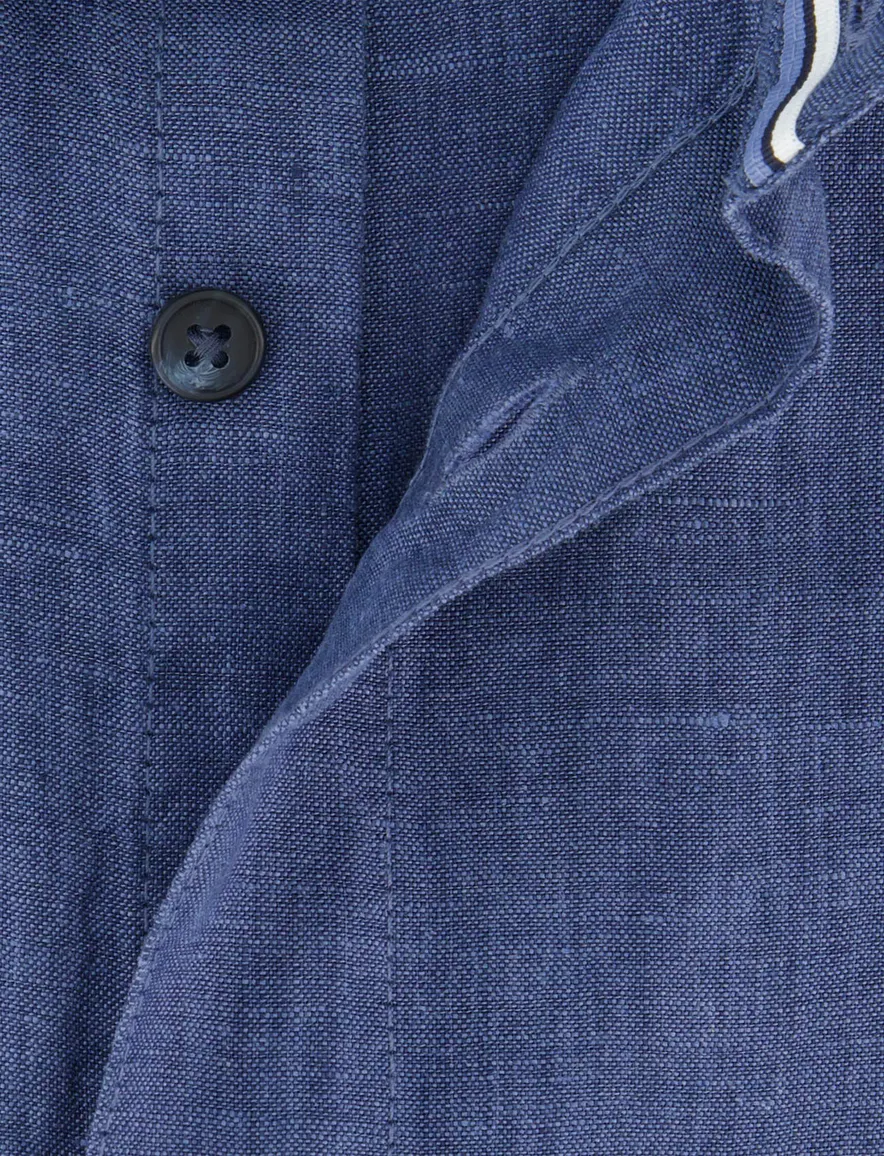 Olymp casual overhemd blauw regular fit