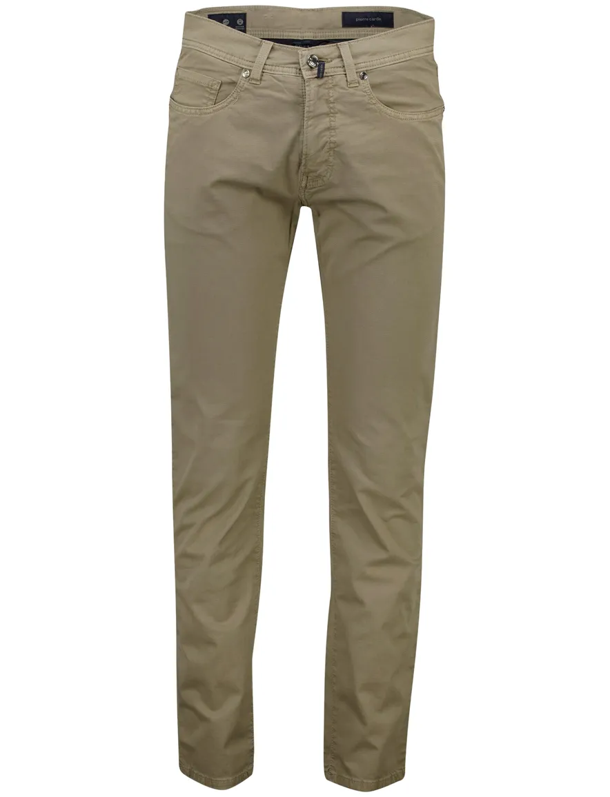 Pierre Cardin 5-p broek effen beige katoen