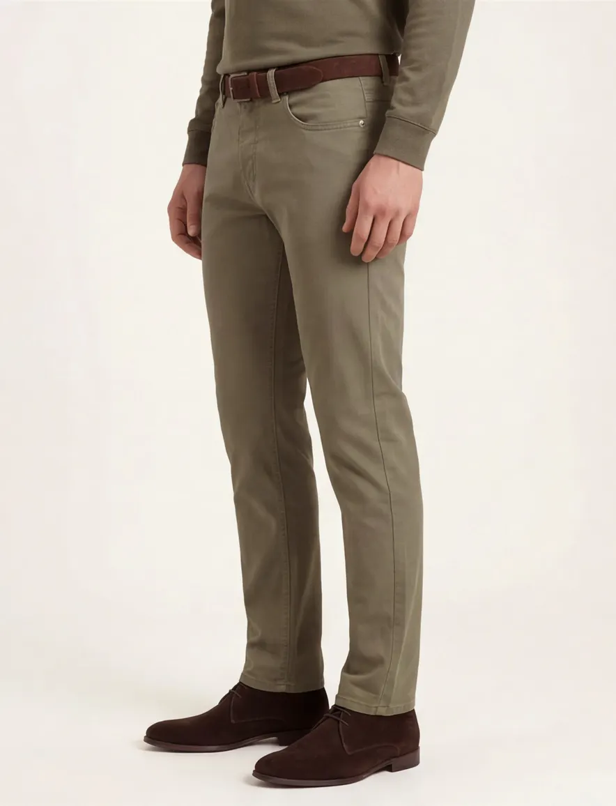 Pierre Cardin 5-p broek effen beige