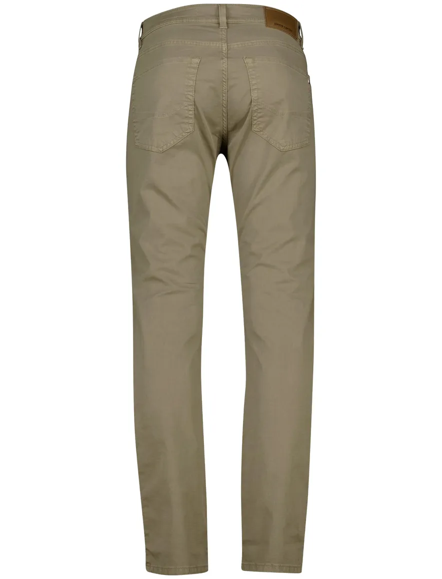 Pierre Cardin 5-p broek effen beige katoen