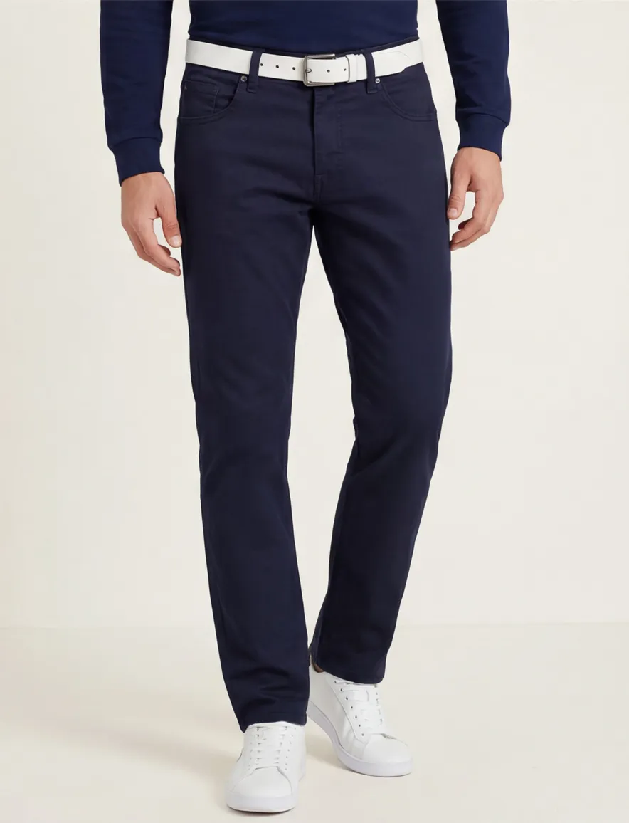 Pierre Cardin pantalon donkerblauw effen