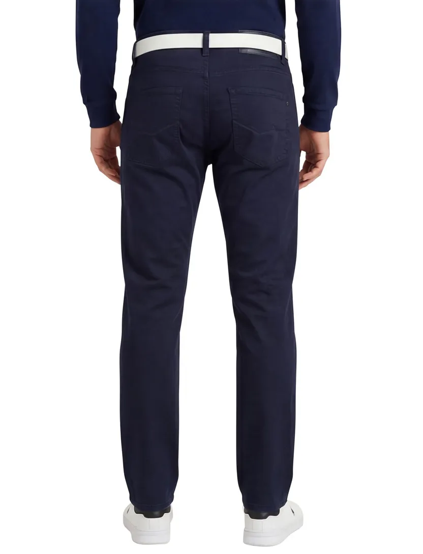 Pierre Cardin pantalon donkerblauw effen katoen