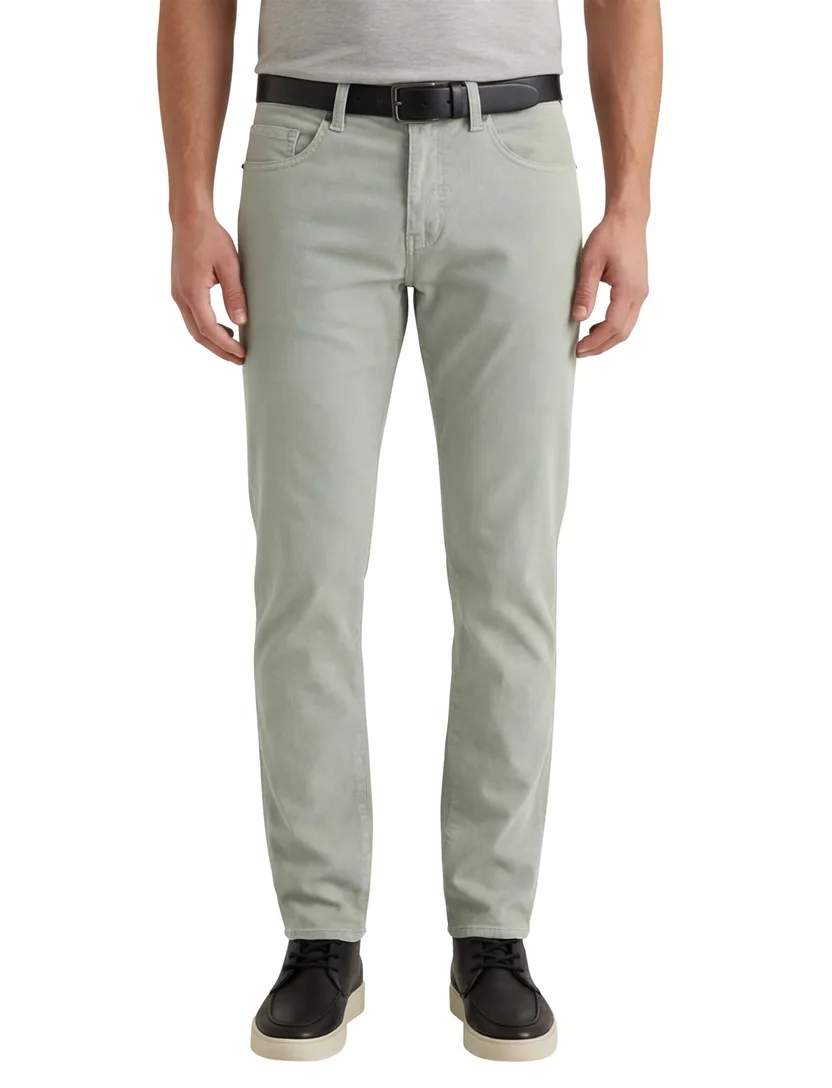 Pierre Cardin pantalon grijs 5-p katoen