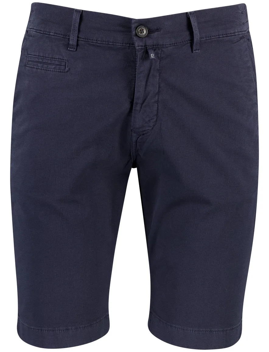 Pierre Cardin Bermuda pc strassbourg donkerblauw effen