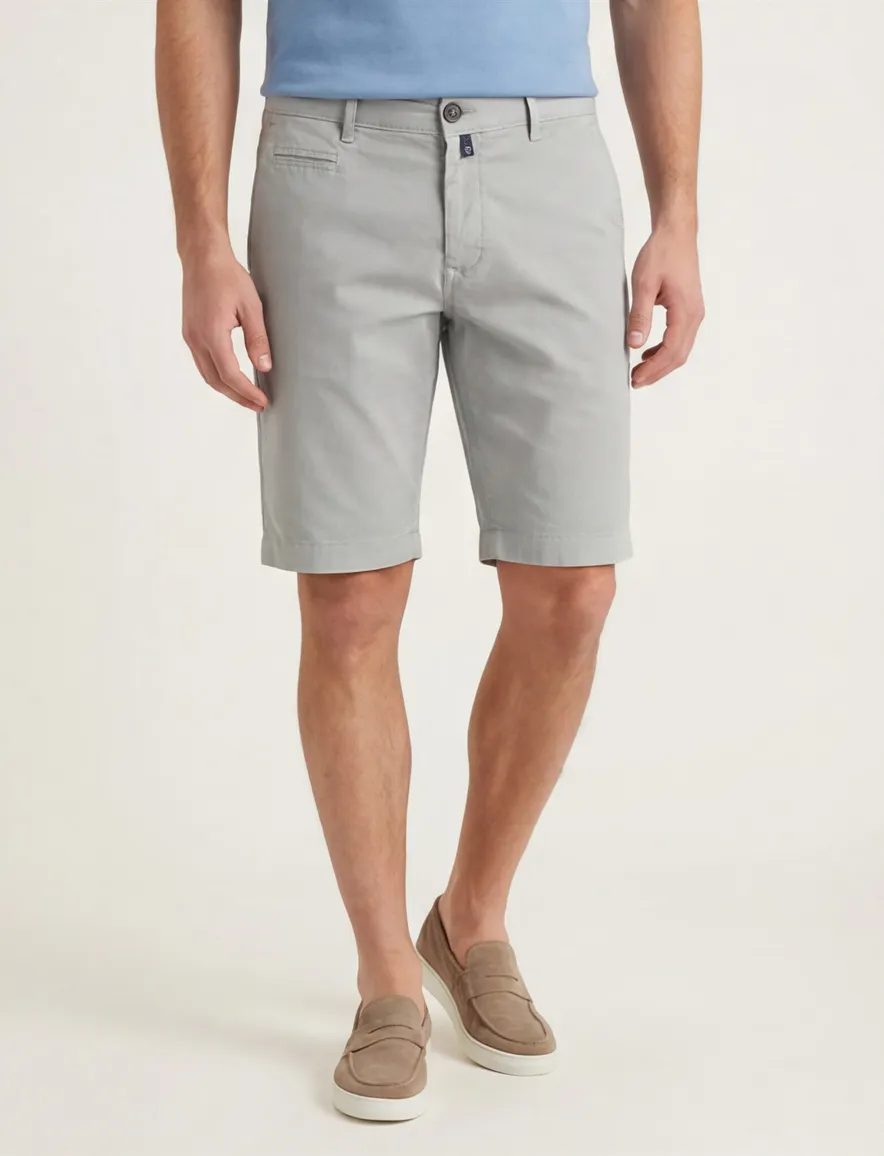 Pierre Cardin Bermuda pc strassbourg grijs 5-pocket