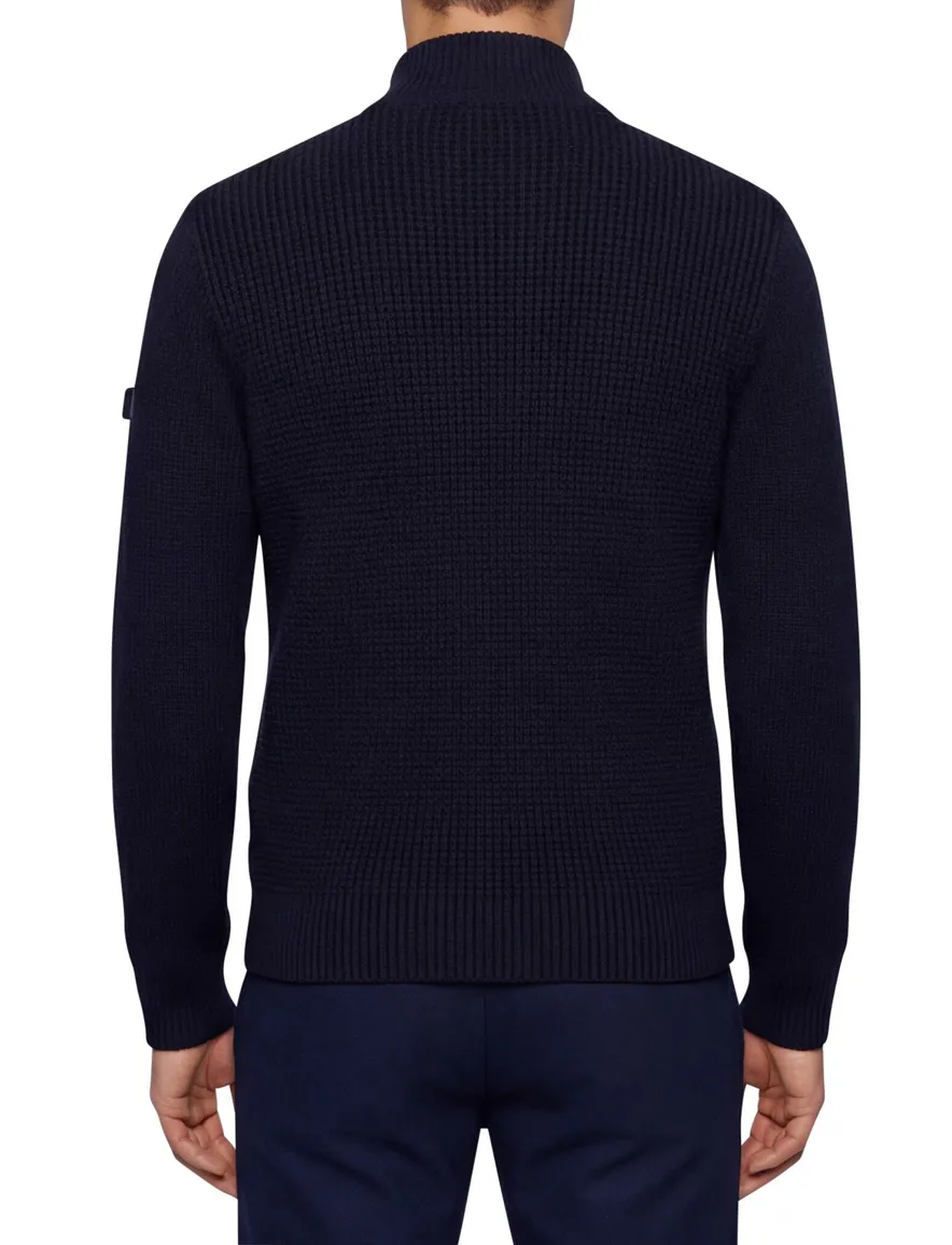Pierre Cardin Vest donkerblauw katoen