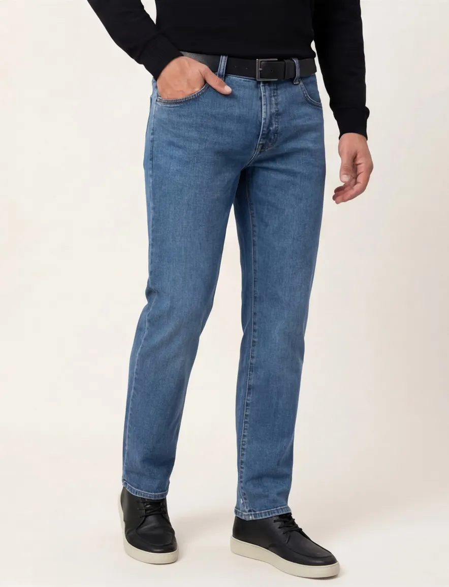 Pierre Cardin Dijon jeans middenblauw