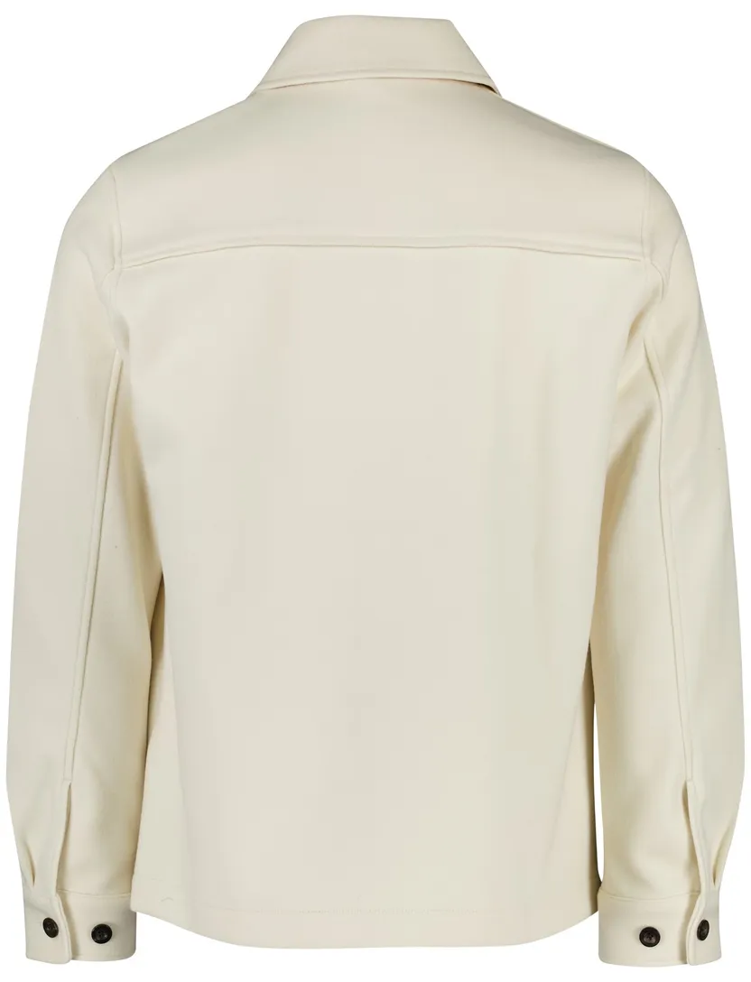 polyester Aeronautica Militare overshirt creme normale fit