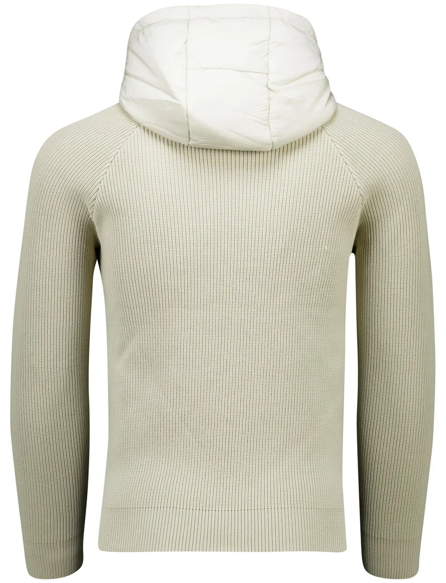 Aeronautica Militare tussenjas creme effen slim fit