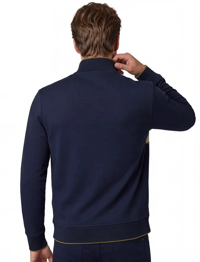 Aeronautica Militare vest donkerblauw katoen