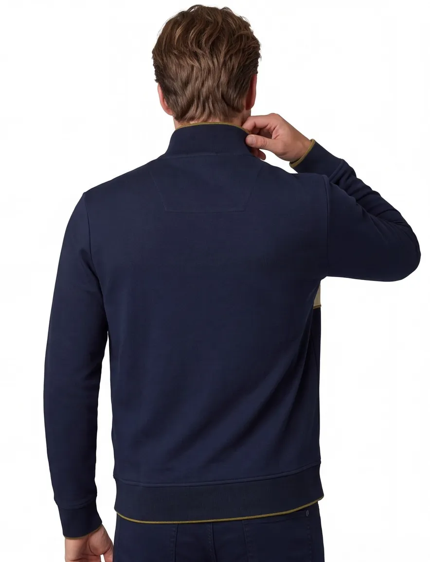 Aeronautica Militare vest donkerblauw katoen