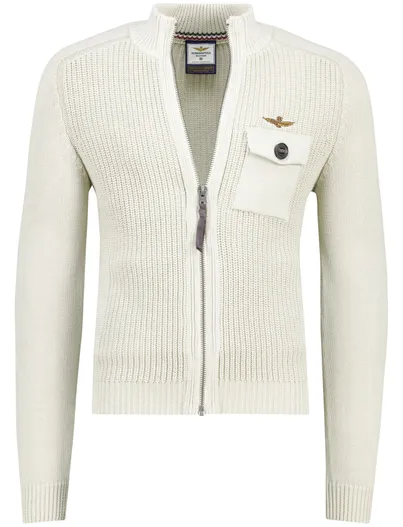 Aeronautica Militare Aeronautica Militare vest beige katoen