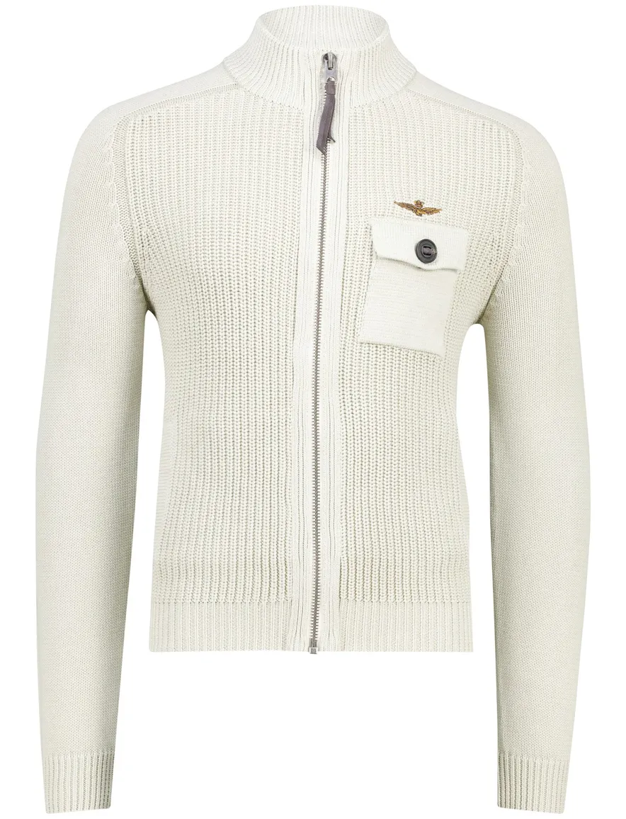 Aeronautica Militare vest wit katoen