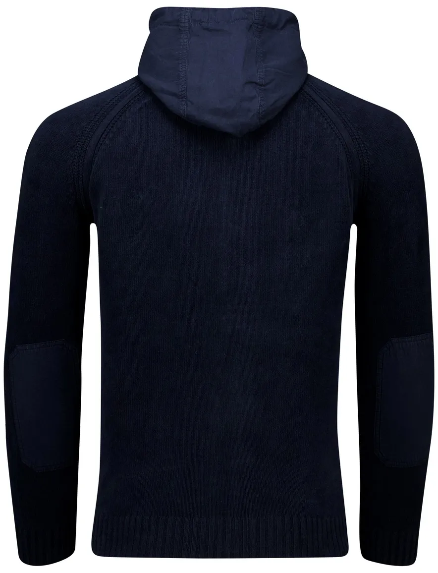 Aeronautica Militare vest donkerblauw effen normale fit
