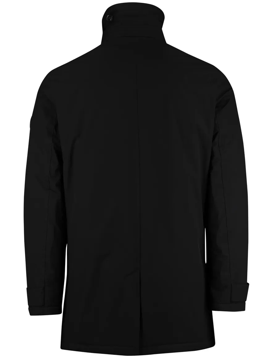 Airforce winterjas zwart effen waterdicht