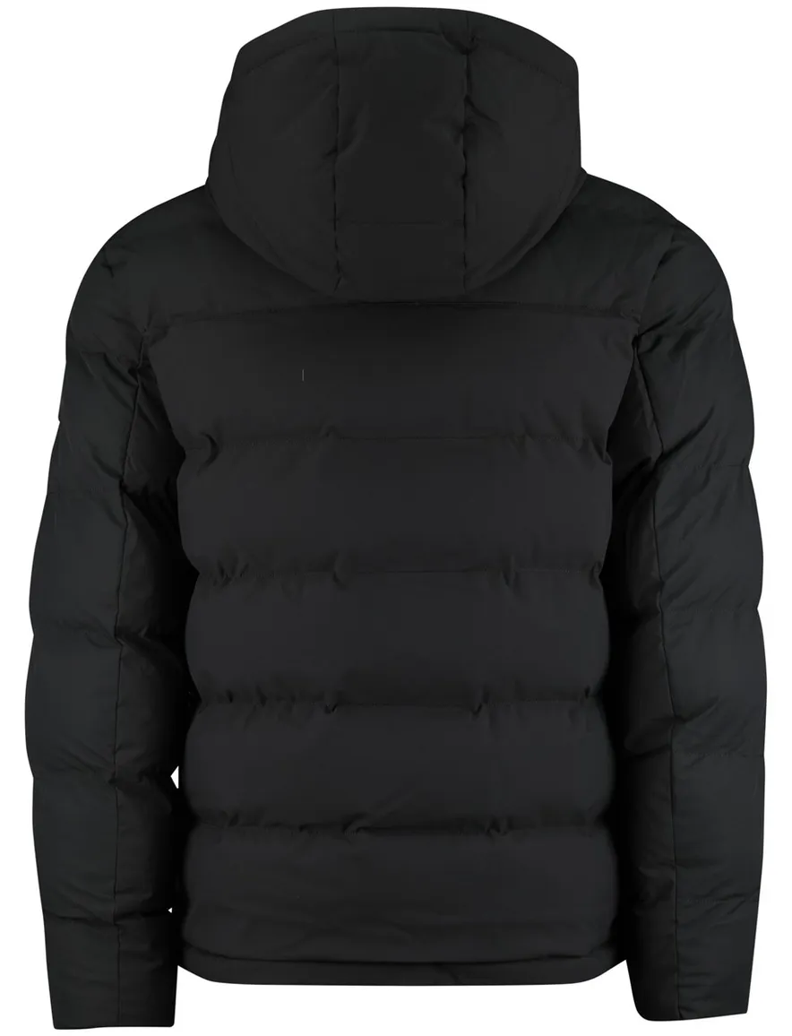 Airforce Vic puffer winterjas groen effen