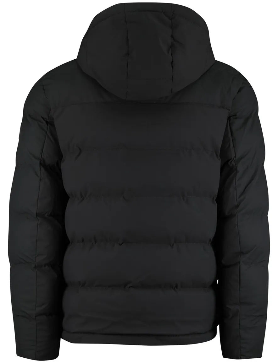 Airforce Vic puffer winterjas groen effen