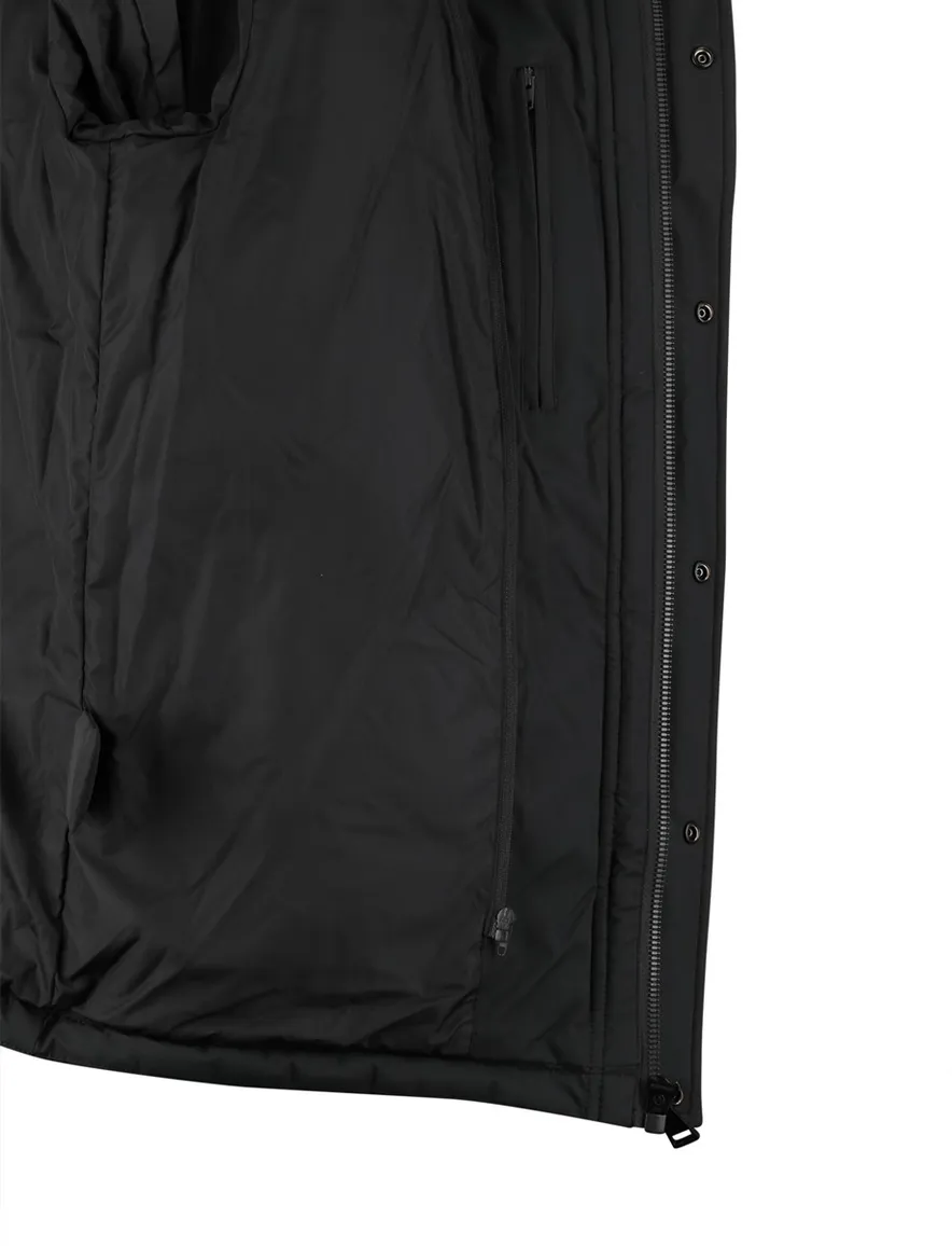 Airforce Vic puffer winterjas groen effen