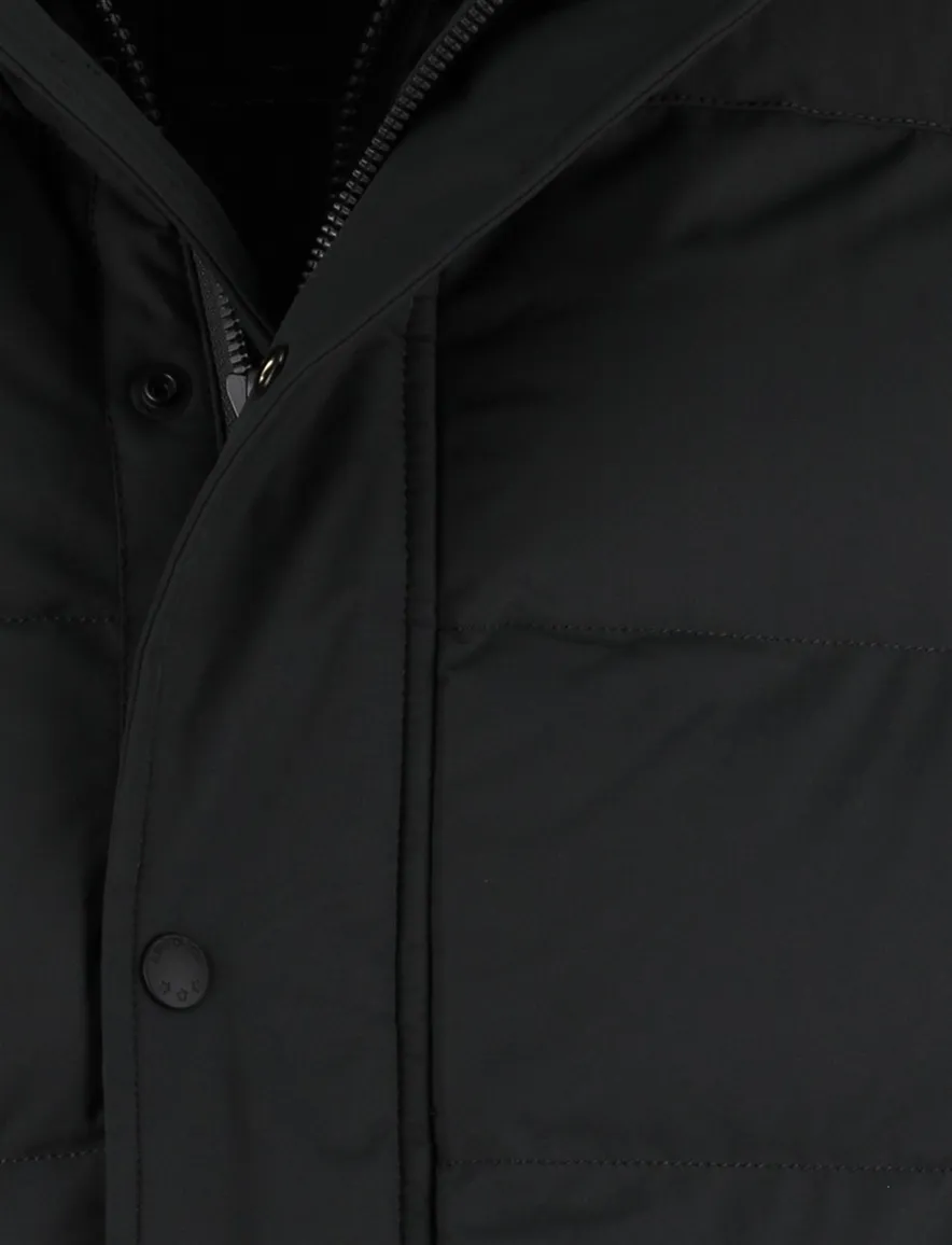 Airforce Vic puffer winterjas groen effen