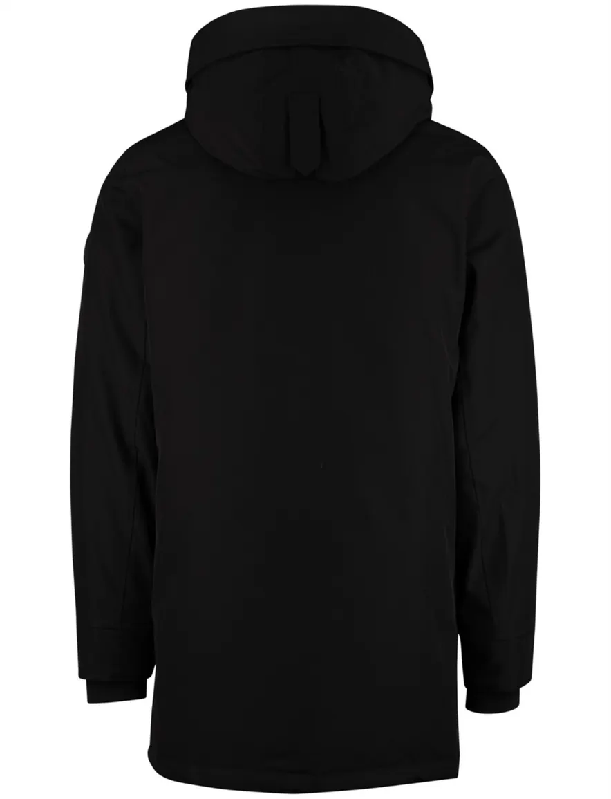 Airforce winterjas effen zwart normale fit waterdicht