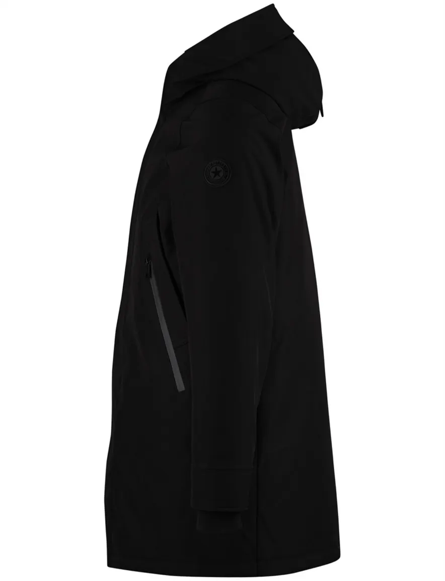 Airforce Dax parka winterjas zwart