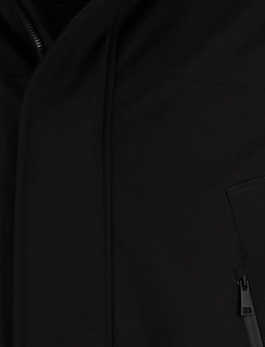 Airforce Dax parka winterjas zwart