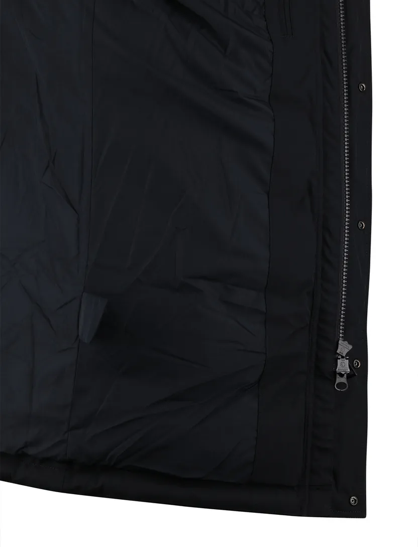Airforce winterjas slim fit capuchon donkerblauw