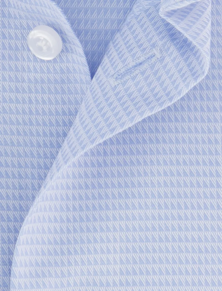John Miller overhemd tailored fit ml7 lichtblauw