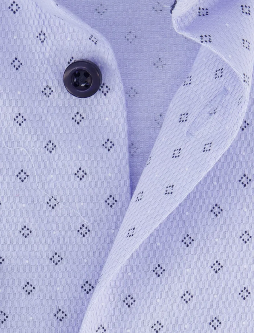 John Miller overhemd ml7 tailored fit blauw