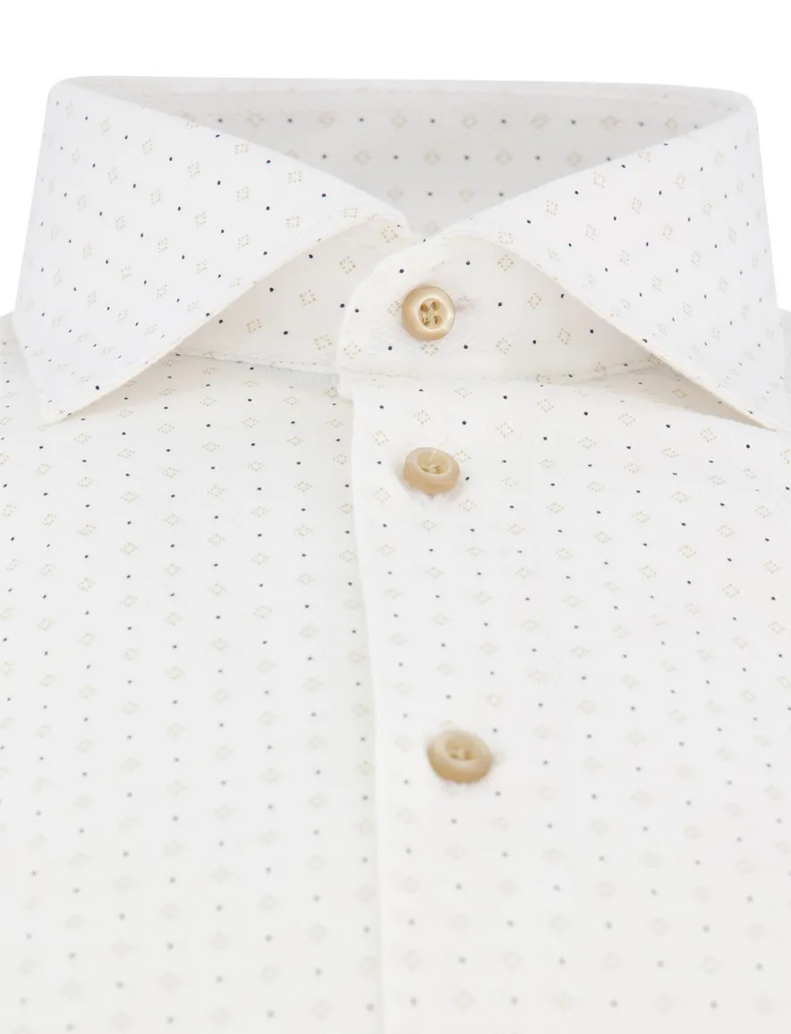 John Miller tailored fit overhemd wit