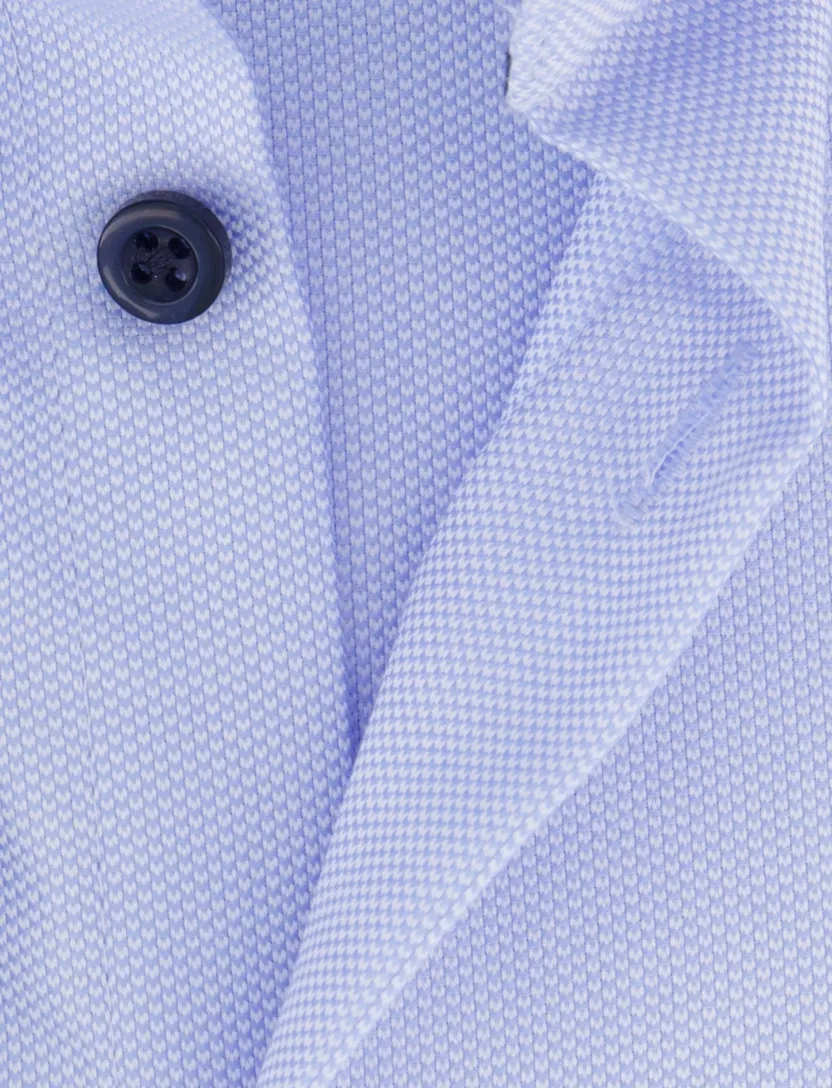 katoenen John Miller normale fit overhemd ml7 blauw