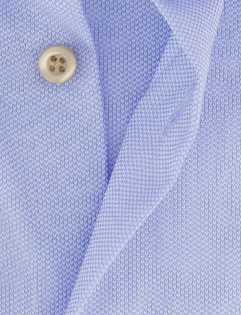 John Miller tailored fit overhemd ml7 lichtblauw