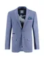 A Fish Named Fred colbert gemeleerd blauw slim fit