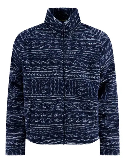 A Fish Named Fred A Fish Named Fred fleece jas donkerblauw geprint