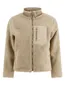 A Fish Named Fred tussenjas beige effen slim fit borstzak