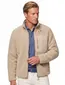 tussenjas A Fish Named Fred beige effen slim fit