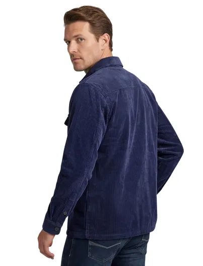 A Fish Named Fred A Fish Named Fred overshirt donkerblauw rib