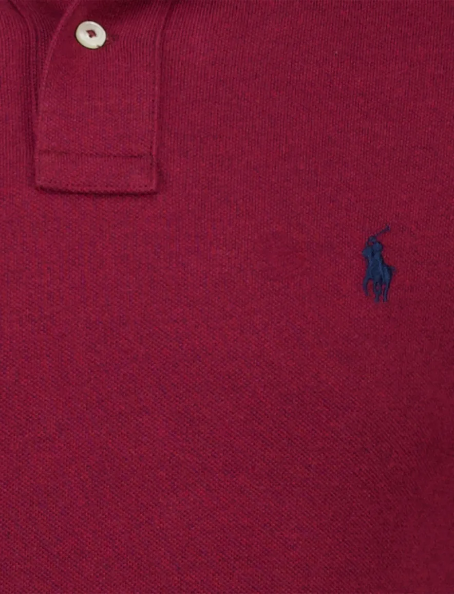 Polo Ralph Lauren classic fit pique polo rood korte mouw