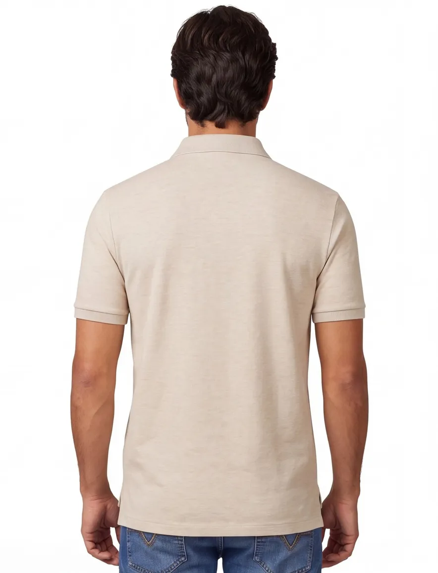 Polo Ralph Lauren classic fit polo katoen beige