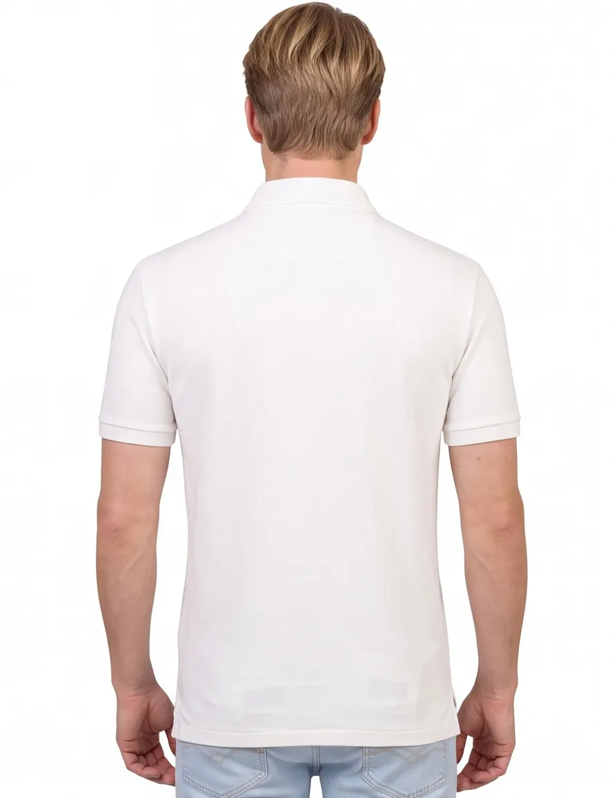 Polo Ralph Lauren custom slim fit polo wit print katoen