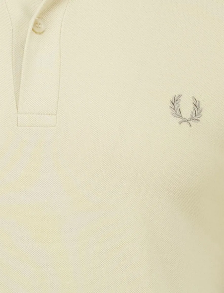 Fred Perry polo beige katoen normale fit effen