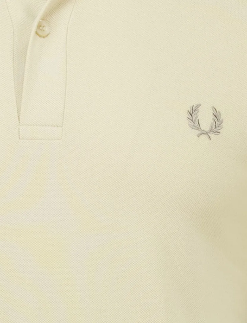 katoenen Fred Perry polo beige normale fit effen
