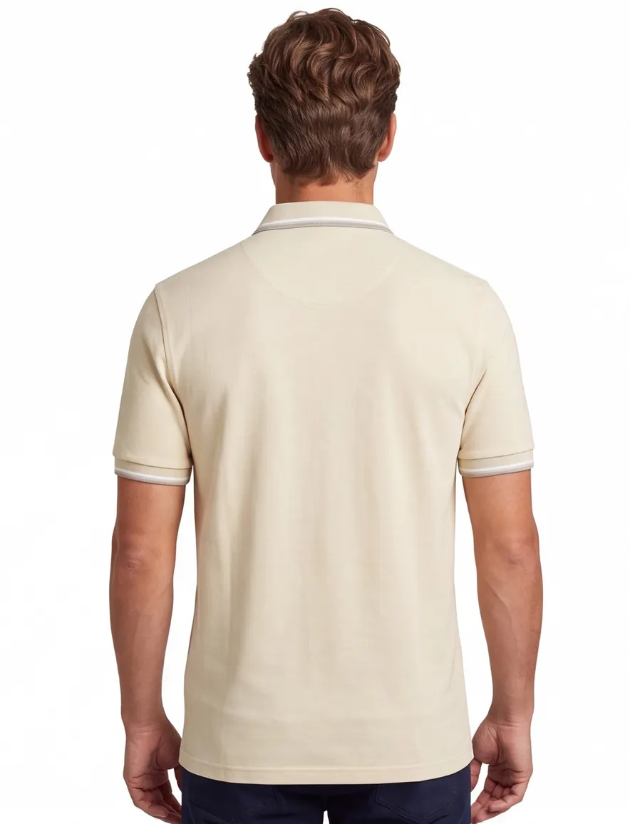 Fred Perry polo beige katoen