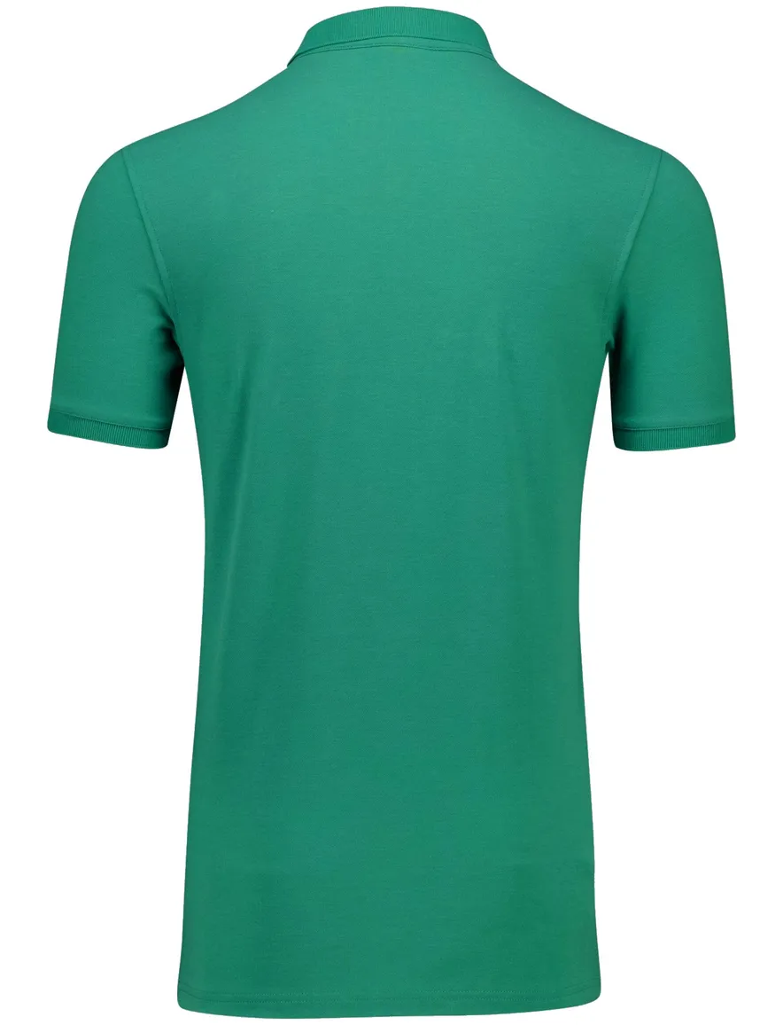 Cavallaro Neapolis Polo groen effen 3-knoops