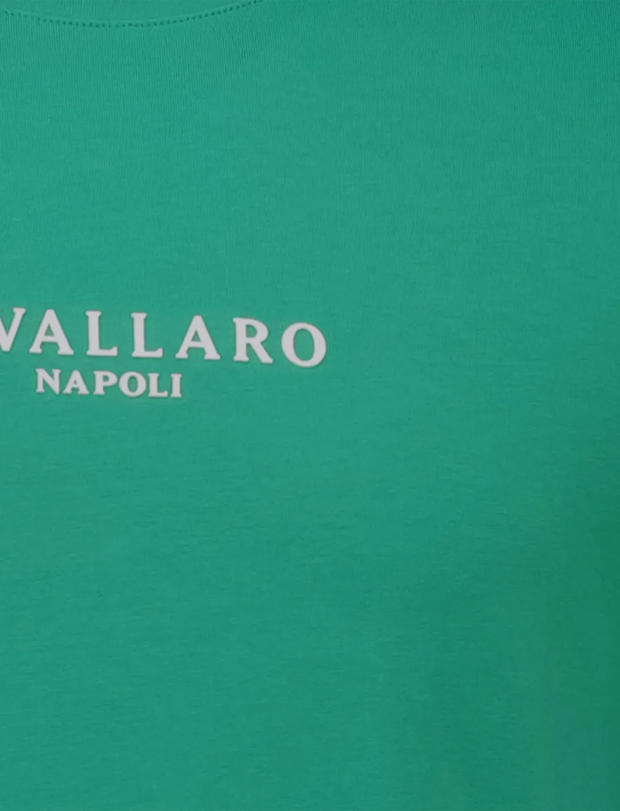 Cavallaro Napolitano T-shirt groen ronde hals