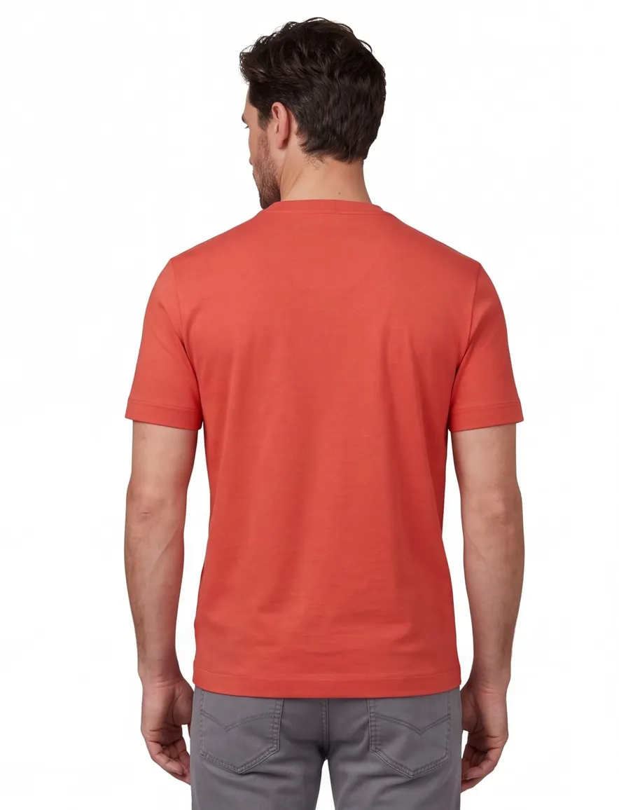 Cavallaro Neapolis T-shirt oranje effen