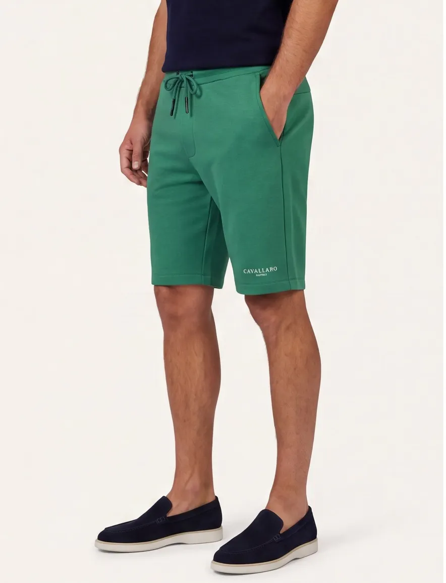 Cavallaro Neapolis bermuda groen effen