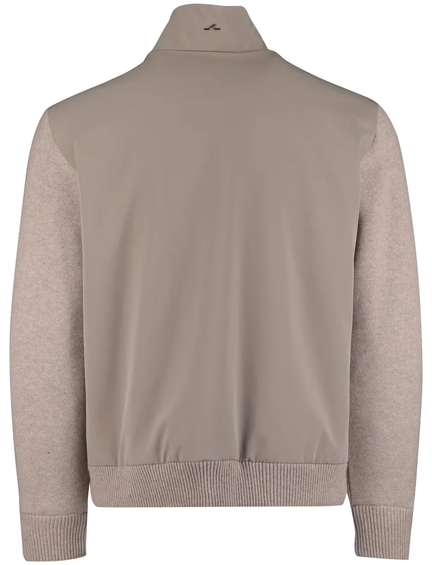 Paul & Shark vest beige wol kasjmier effen
