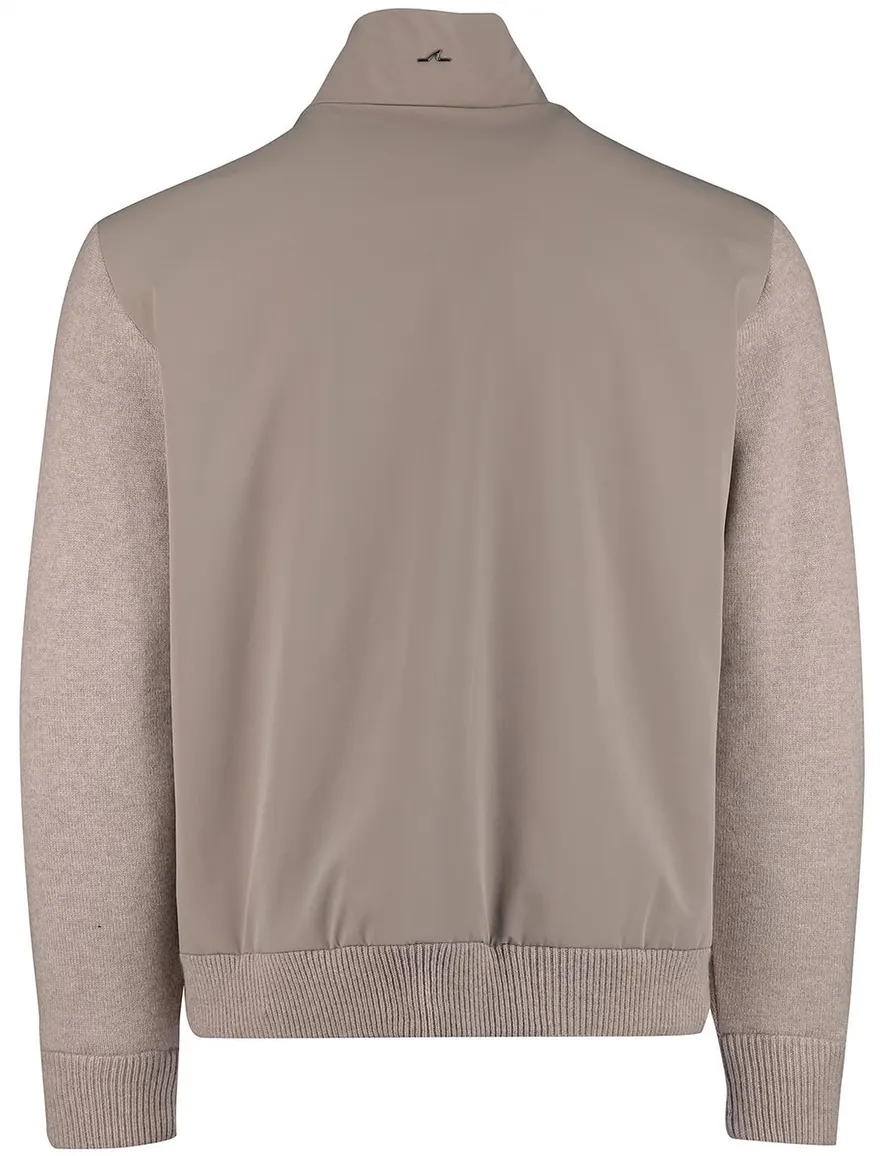 Paul & Shark vest beige wol kasjmier effen