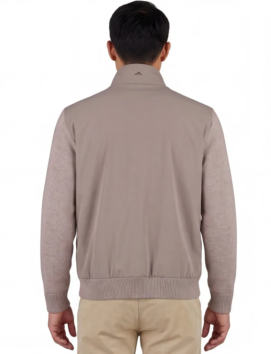 Paul & Shark vest beige wol kasjmier effen